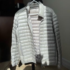 Uniqlo Men's Silver Down Jacket